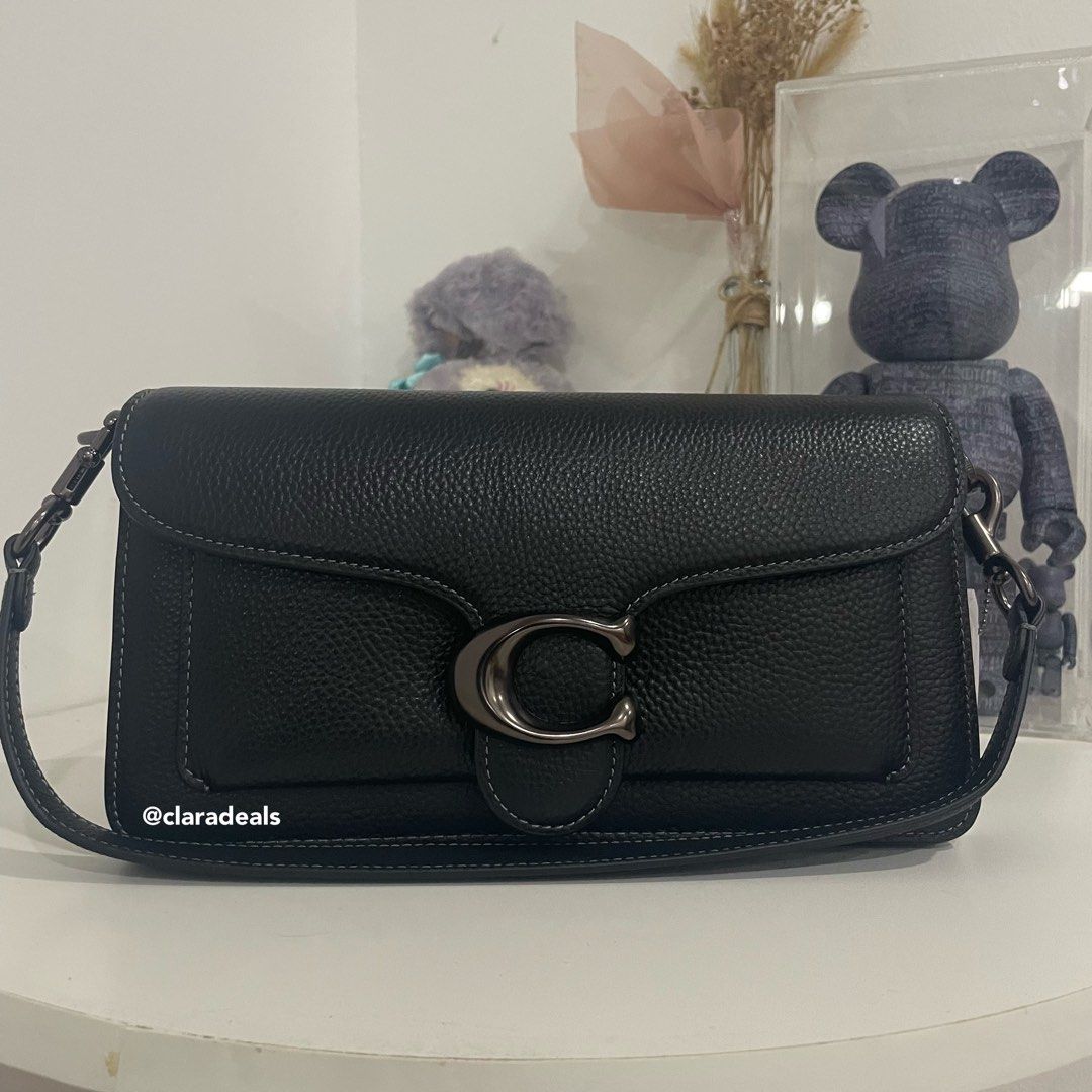 Coach tabby pillow black 18, Luxury, Bags & Wallets on Carousell