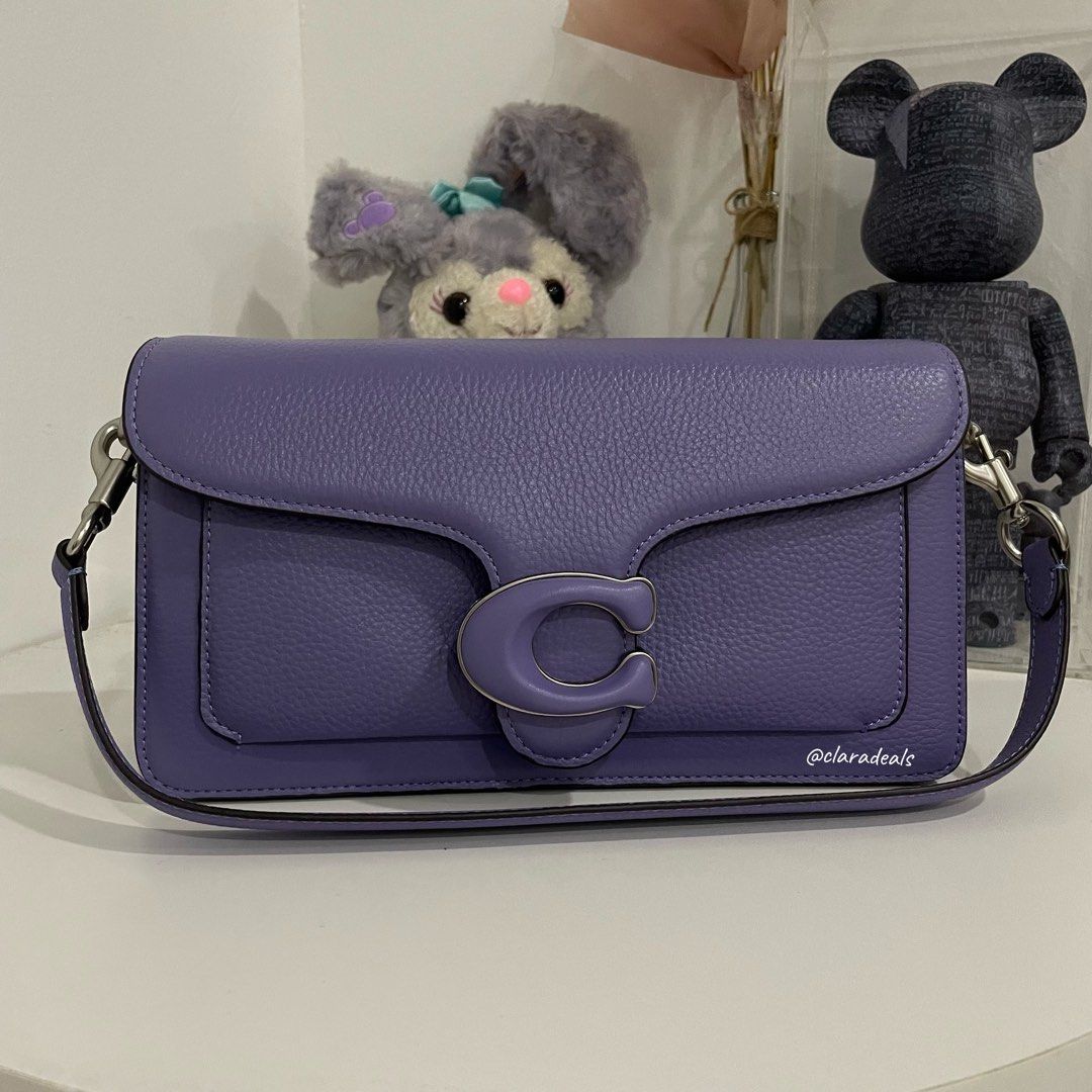 Coach Tabby Pillow 18 Purple, Luxury, Bags & Wallets on Carousell