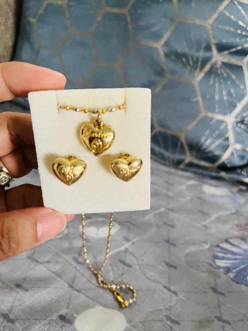 Children's real gold discount earrings