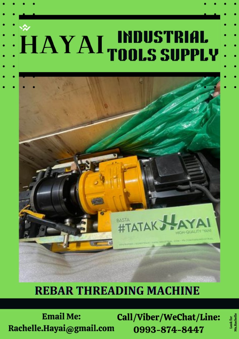 REBAR THREADING MACHINE, Commercial & Industrial, Industrial Equipment