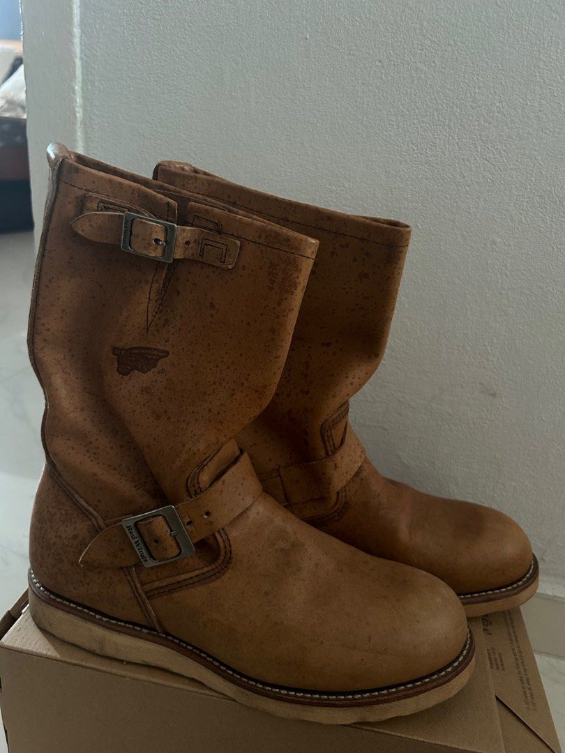 Red wing boots steel toe top