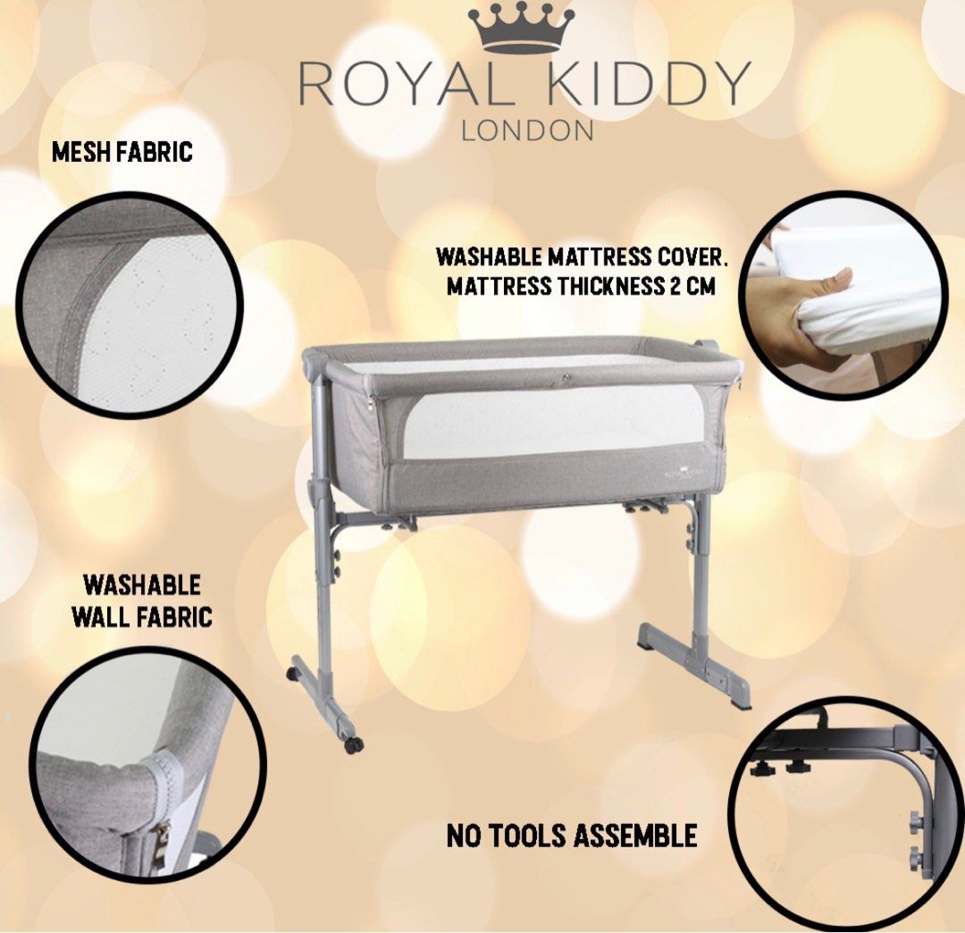 Royal kiddy london 3 in 1 Night Angel baby cot, Babies & Kids, Baby Nursery & Kids Furniture