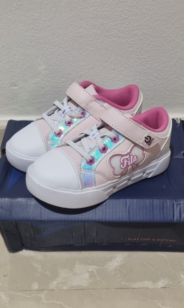Sale] Bn Fila Girls Shoes Light Pink Us12, Babies & Kids, Babies & Kids  Fashion On Carousell