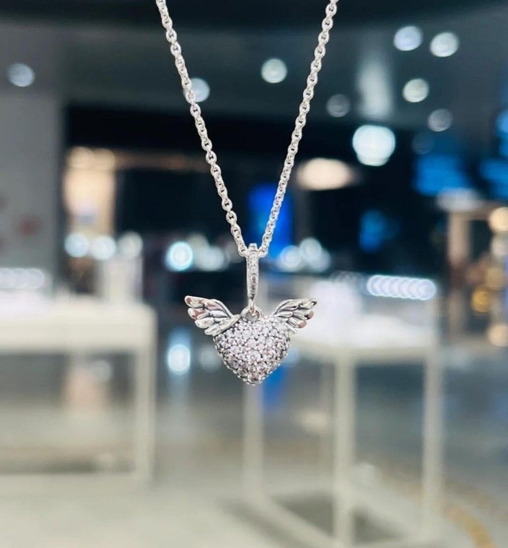 Pandora Winged Heart Necklace | Womens Jewelry Necklace