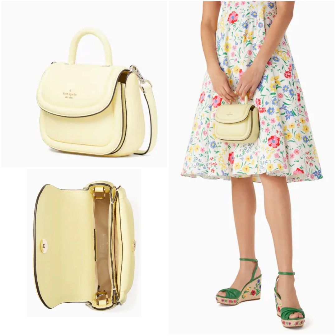 SALES Kate Spade Fluffy Mini Tophandle Crossbody Deep Hibiscus