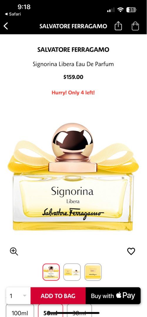 Signorina salvatore online ferragamo sephora