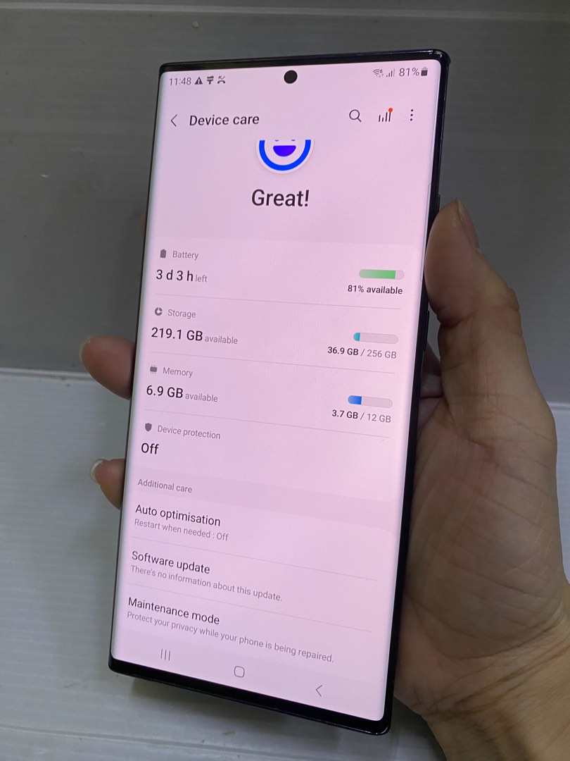 Samsung note 20 ultra black 12/256g, Mobile Phones & Gadgets, Mobile