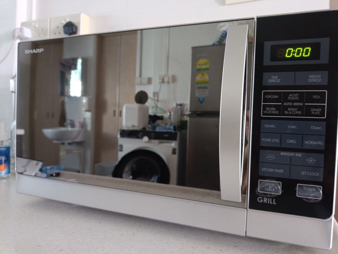 SHARP Microwave Oven with Grill R72A1(SM)V, TV & Home Appliances