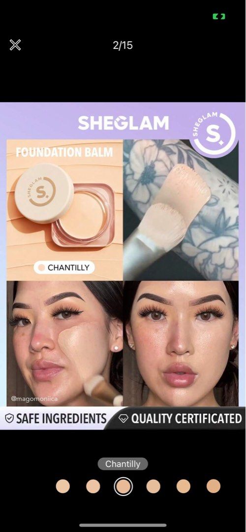 SHEGLAM Skinfluencer Foundation Balm, Beauty & Personal Care, Face