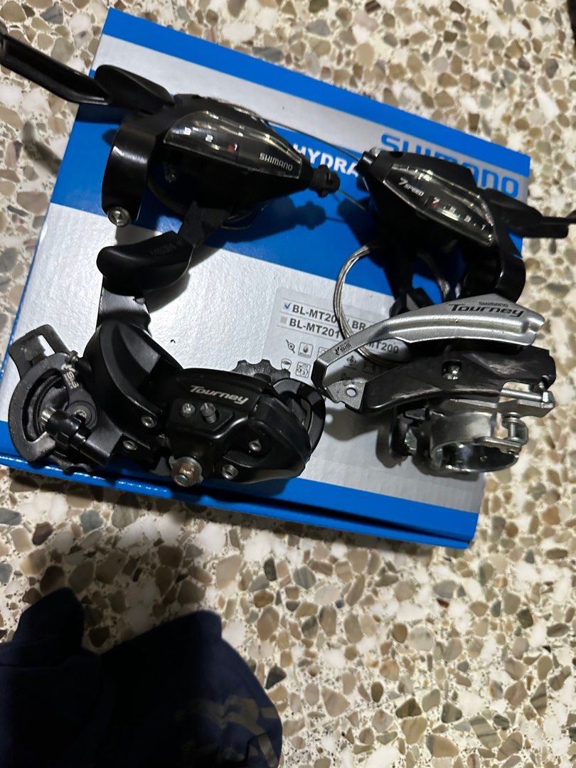 Shimano tourney 3x7 groupset Sports Equipment Bicycles Parts