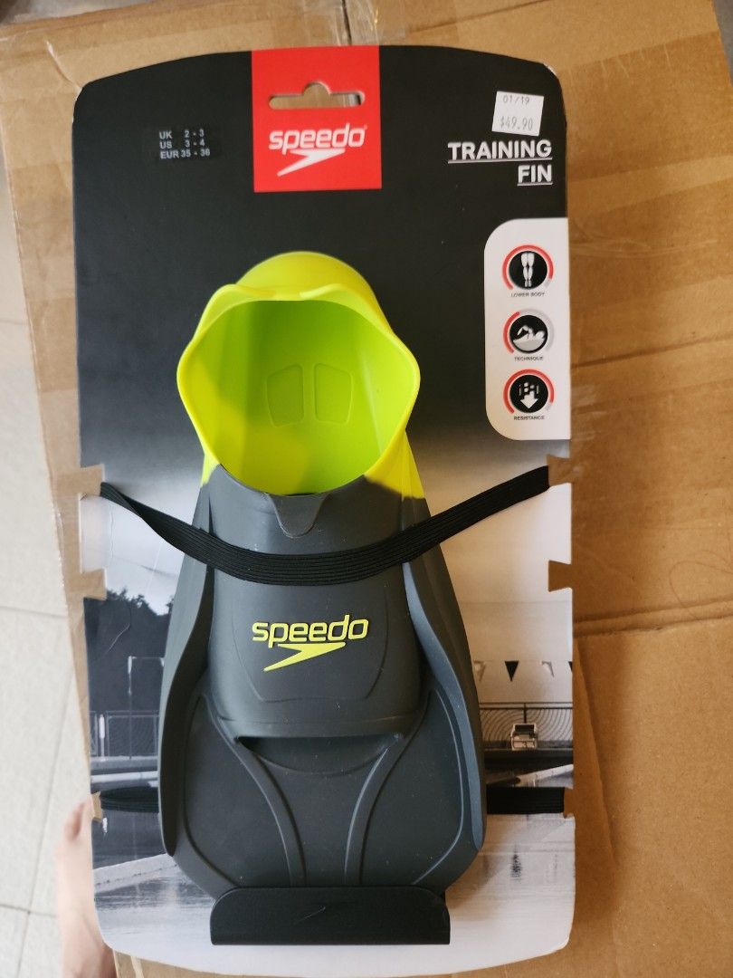 Speedo Training Fins, Sports Equipment, Other Sports Equipment and