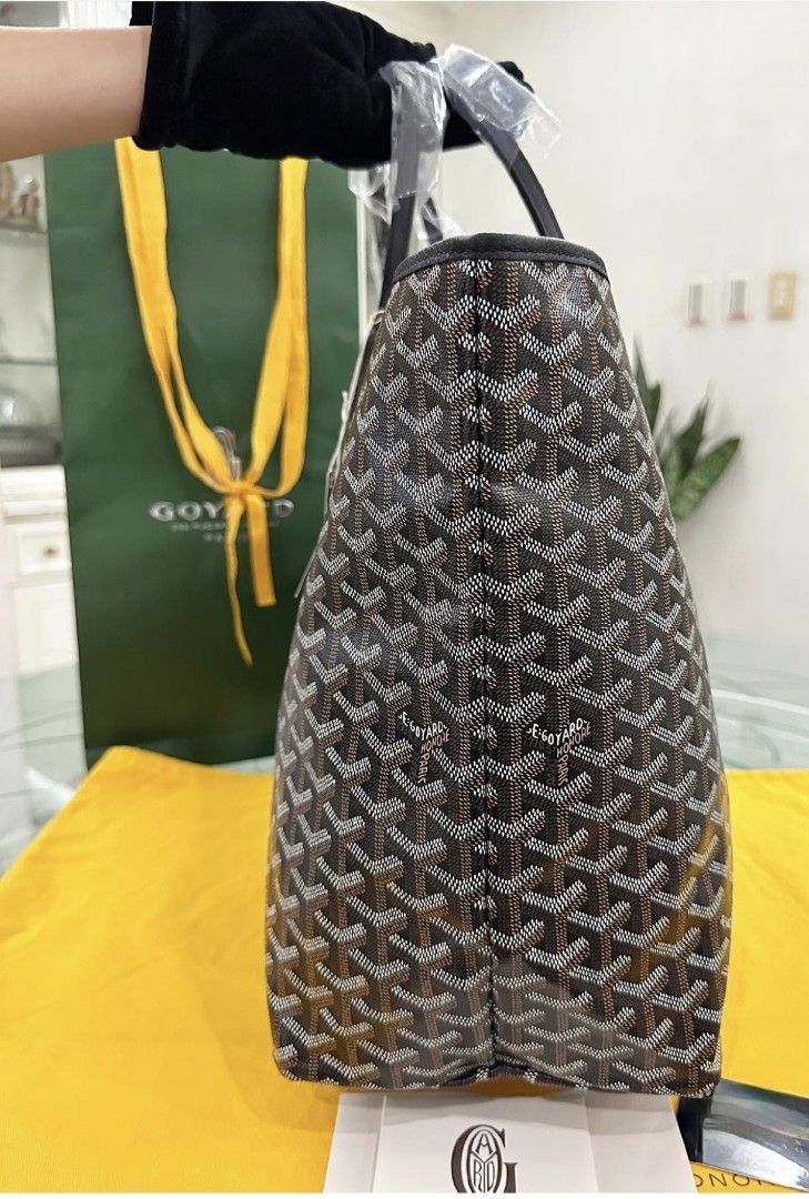 tas tote-bag Goyard St Louis PM Grey Tote Bag