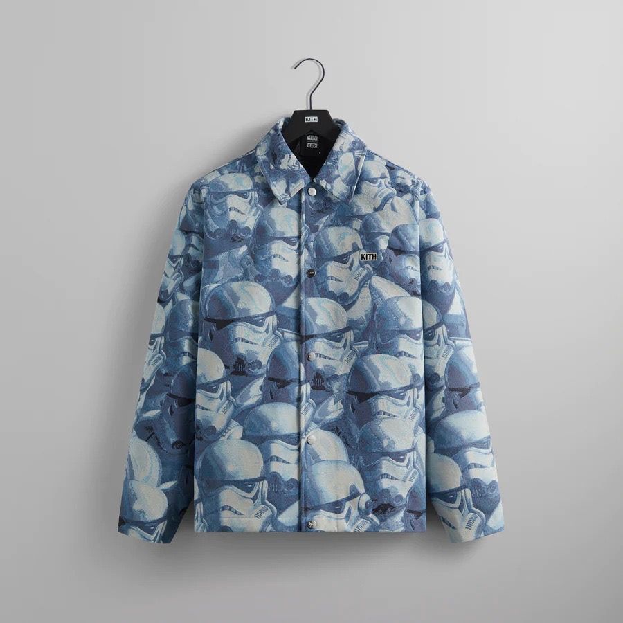 STAR WARS™ Kith Stormtrooper Coaches Jacket, 名牌, 服裝- Carousell