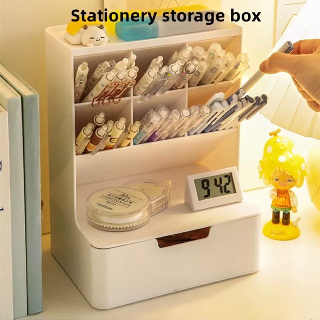 Stationery Storage Box, Hobbies & Toys, Stationery & Craft, Stationery