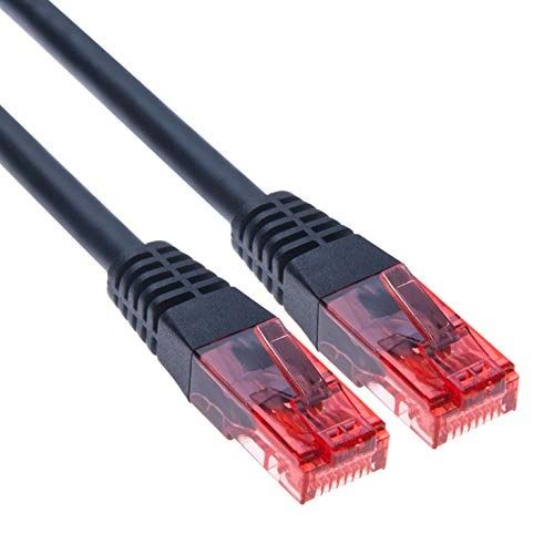 Cable Ethernet Cat6 Cable LAN de red plano Gigabit con clips de