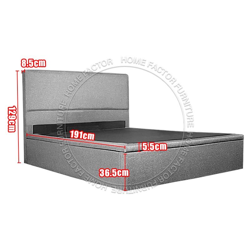 Storage BOX Bed frame :Quality Wooden Internal Structure Bedframe with ...