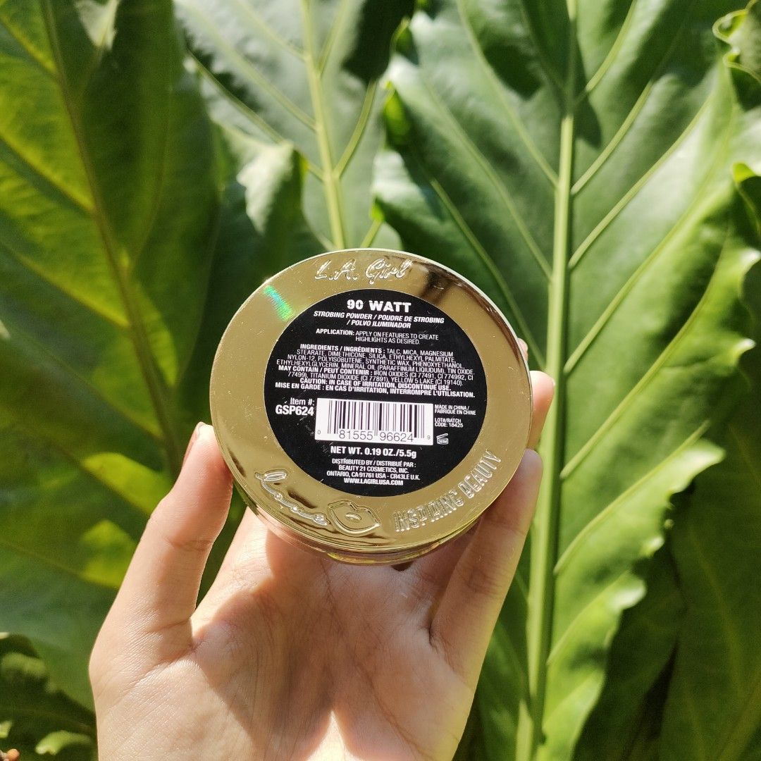 Strobing Powder Highlighter 90 Watt by L.A GIRL Original (NEW SEGEL), Kesehatan & Kecantikan
