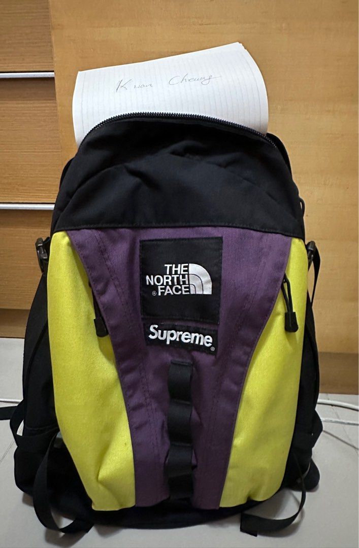 Supreme/The North Face Backpack 黄紫 | www.150.illinois.edu