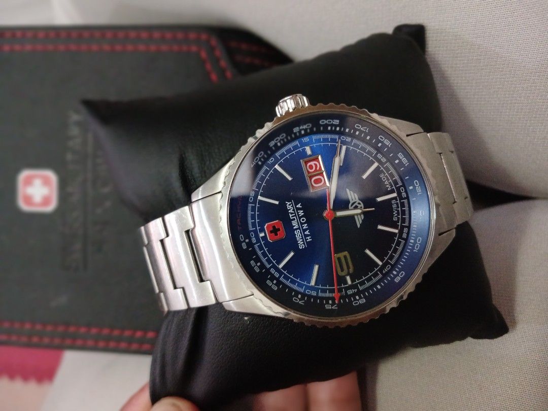 Swiss military hanowa sales sapphire crystal watch