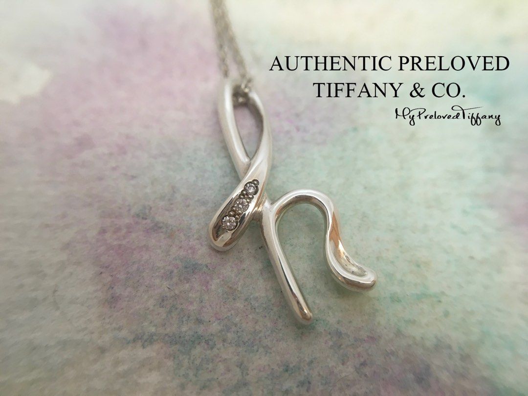 Tiffany and co hot sale music note necklace