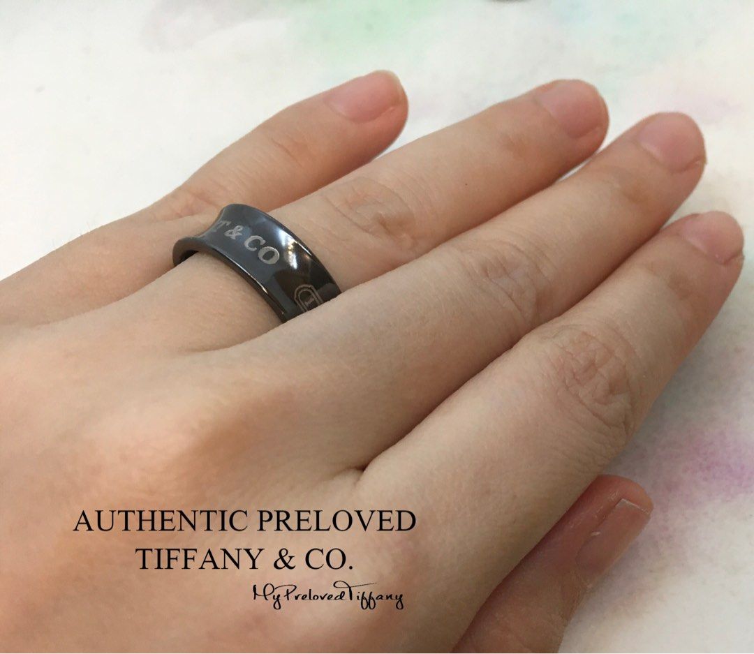 Tiffany 1837 store ring titanium