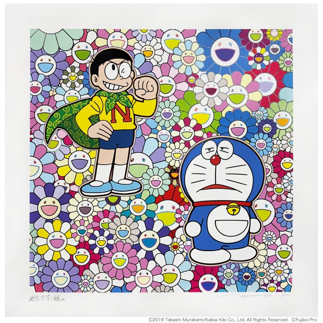 Takashi Murakami Artwork Doraemon Silkscreen Print Edition of 100