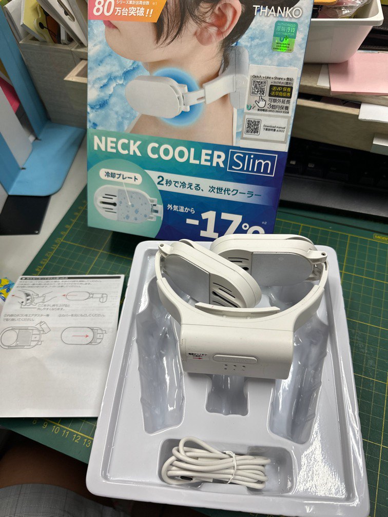 Thanko neck cooler silm 90% new 用咗5,6次。旅行中，8月16日才回港