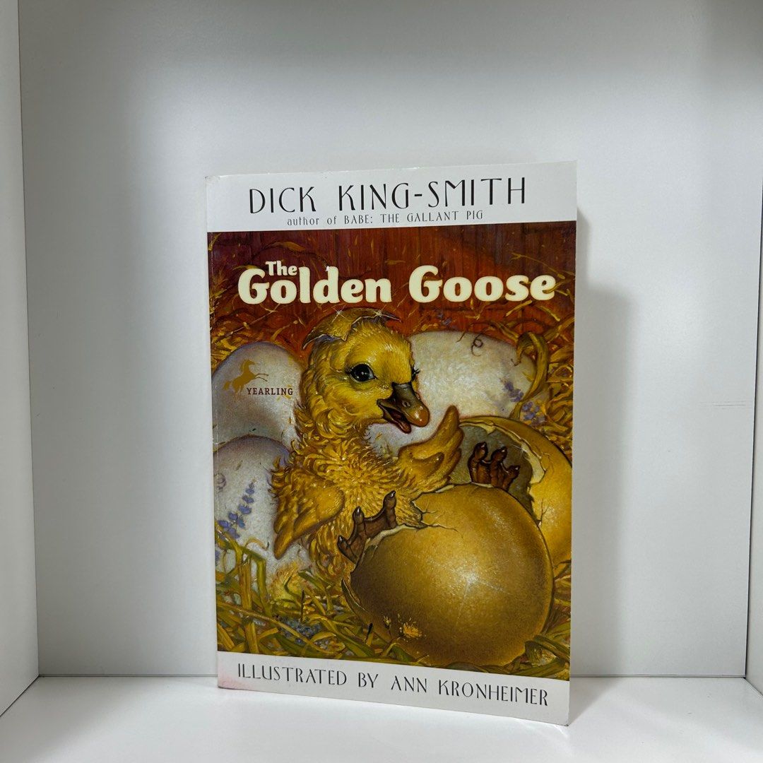 The Golden Goose by Dick King-Smith (Category: Storybooks) located in Quezon City. Submitted by makismart.mnl (Listing ID 1244006098, Image 1). Description: The Golden Goose by Dick King-Smith in decent condition; with tanning MOP and MOD: GCash/BDO + any courier Shopee Checkout.