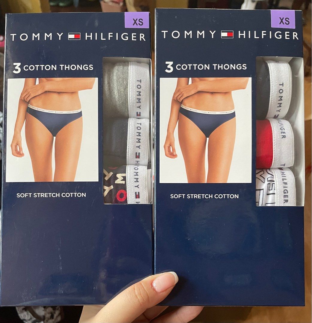 Tommy Hilfiger Cotton & Lace Bikini 3-Pack & Reviews