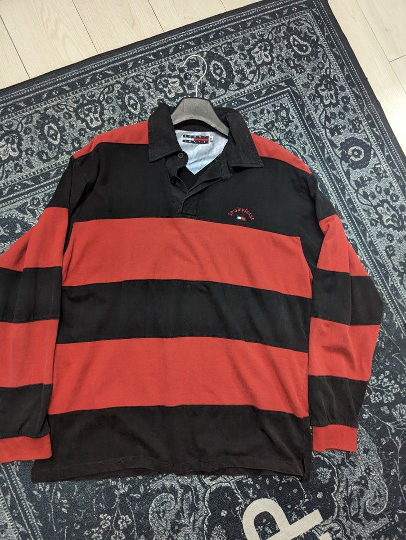 Tommy hilfiger formal collar sweater long sleeve Men s Fashion