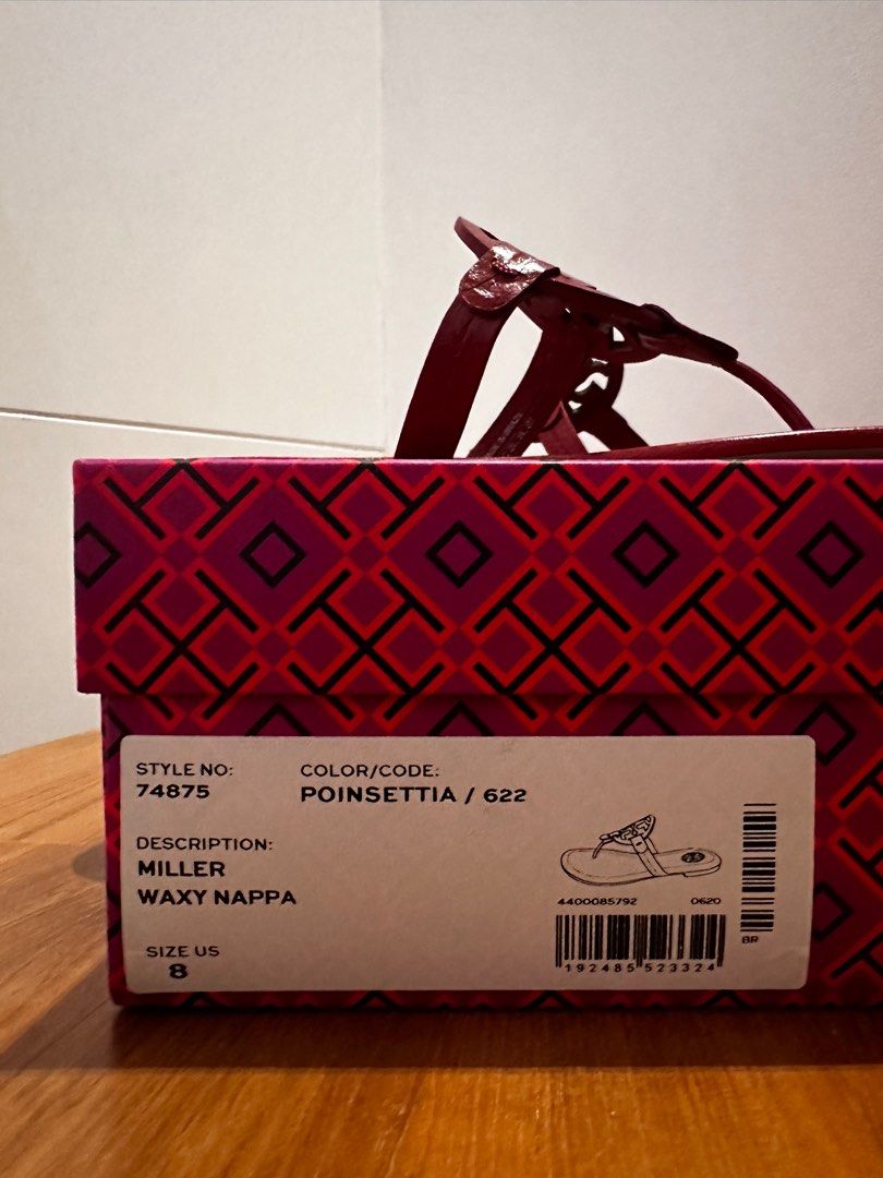 Tory burch miller poinsettia sales
