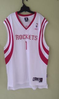 2004-06 HOUSTON ROCKETS McGRADY #1 REEBOK JERSEY (HOME) M