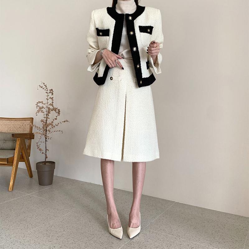 Matching tweed skirt and jacket outlet