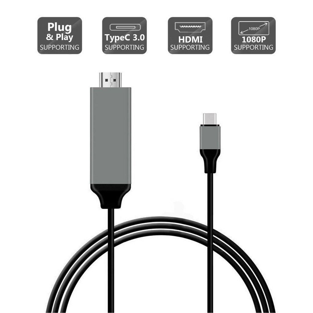 Type C to HDMI Cable Adapter 4k (2 meter) usb 3.0 usb c cable to hdmi
