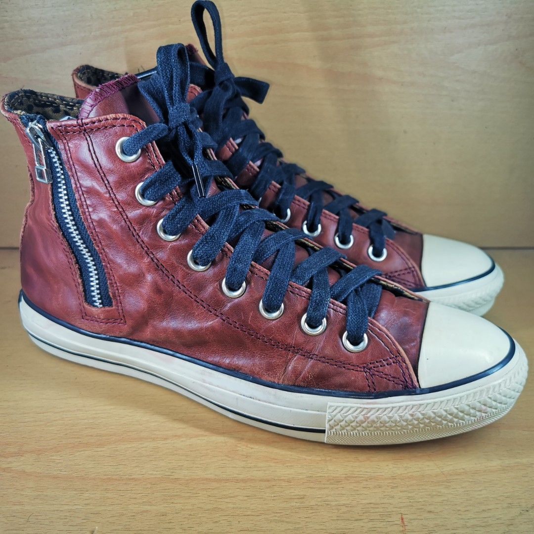 Converse chuck taylor leather zip online