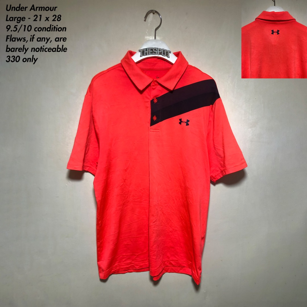 under armour polo dri fit