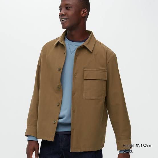 Uniqlo shirt hotsell jacket