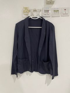 Uniqlo cotton cardigan blazer