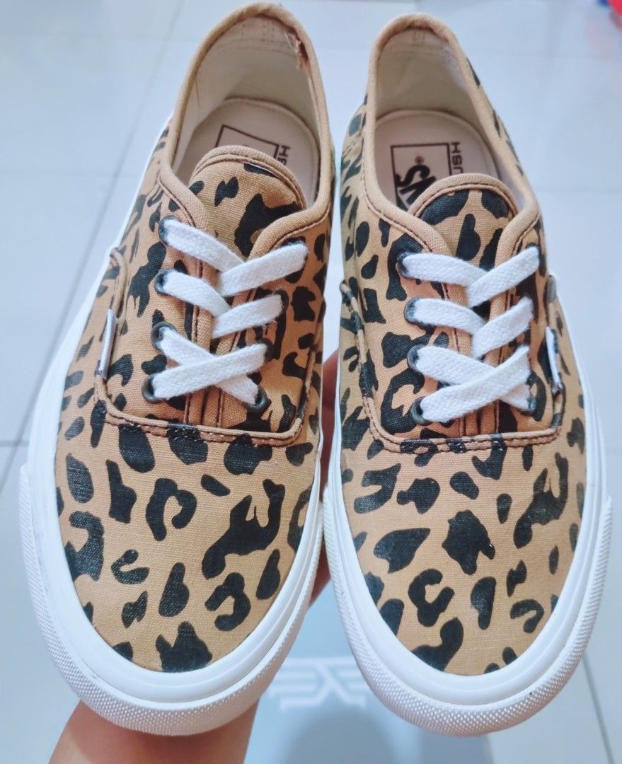 Mens cheetah hot sale print vans