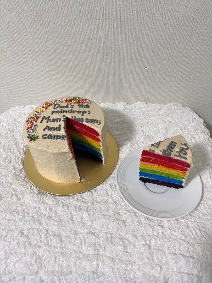 The Hummingbird Bakery Double Rainbow Cake