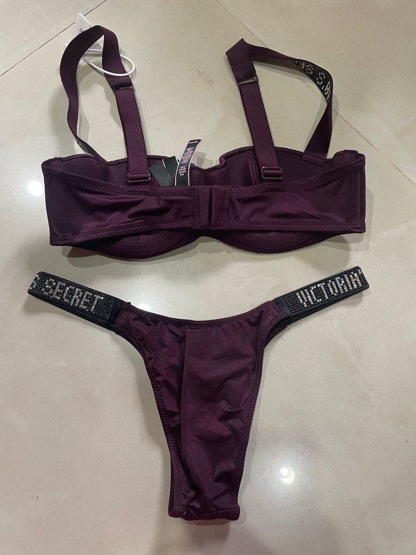 Shine Victoria Set.Bra+Bikini.Lingerie set , underwear with