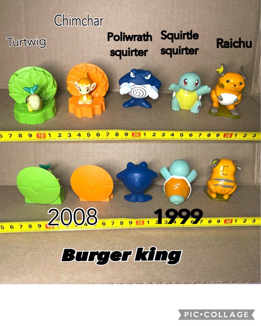 Burger king pokemon toys 2008 discount
