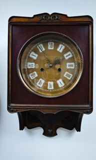 Vintage Clock- Russian wall hung exposed pendulum