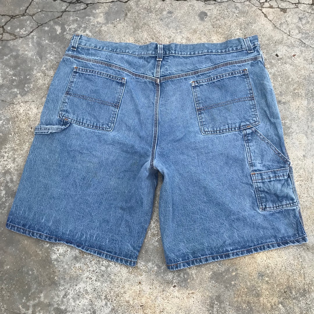 Vintage FADED GLORY Carpenter Jorts Jeans Shorts Big Size Waist 45 ...