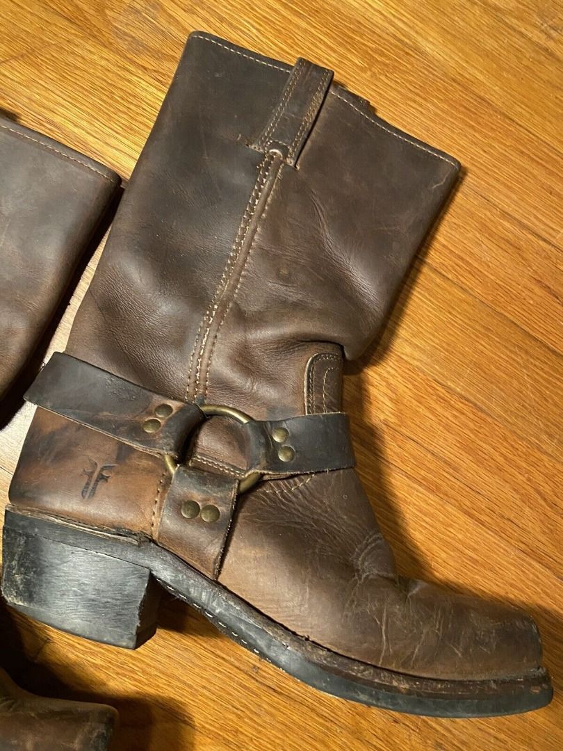Vintage frye harness store boots