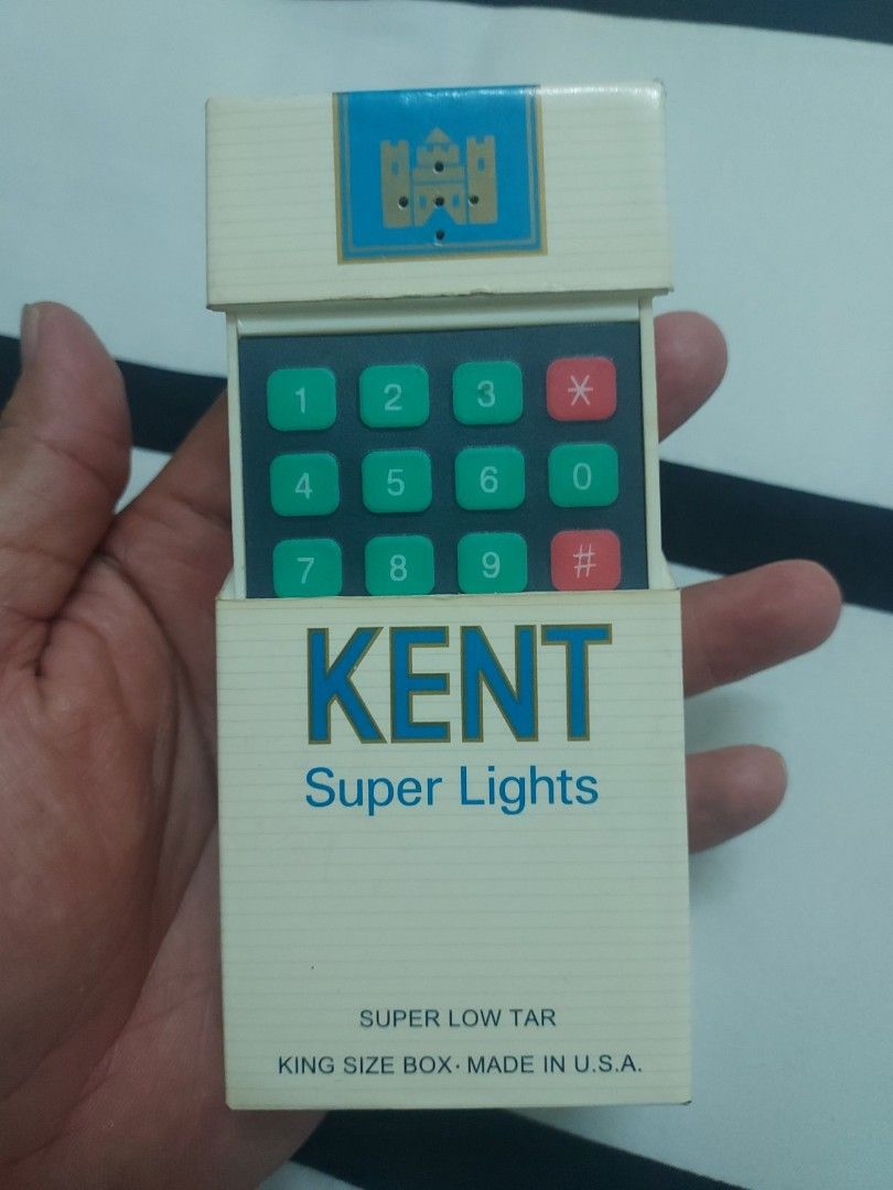 VINTAGE KENT SUPER LIGHTS CIGARETTES PUSH BUTTON TELEPHONE, Hobbies