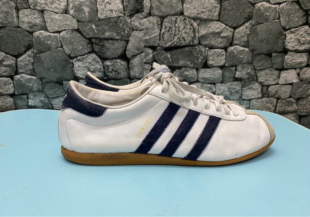 adidas gazelle silver green womens Vintage Adidas Rekord Sneakers Women's US 7  dla dushy