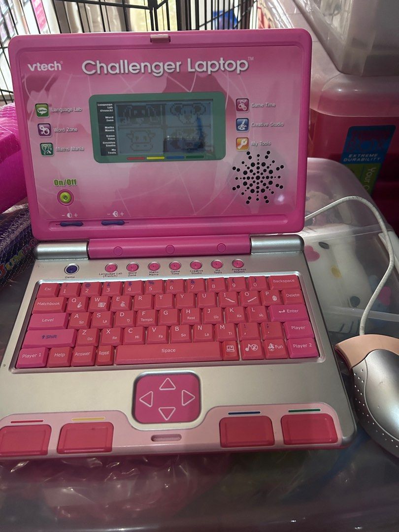 Vtech challenger shop laptop pink
