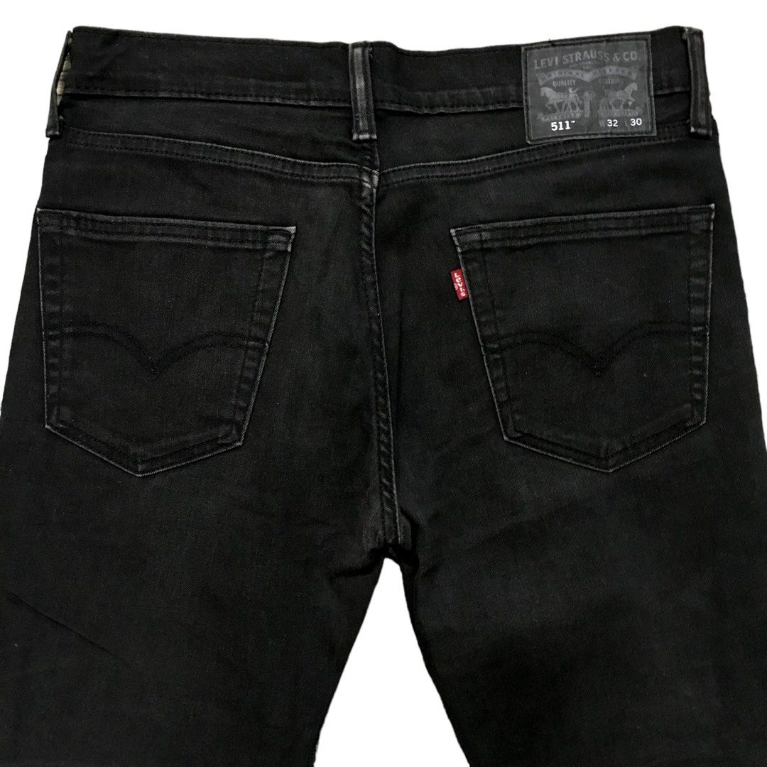 Black levi jeans 511 store