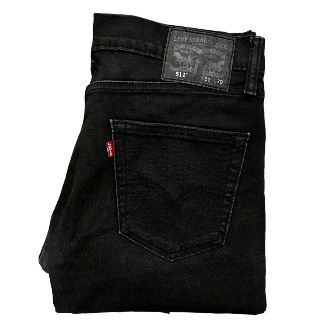 W32 LEVI S 511 Black Stretchable Jeans Original Men s Fashion